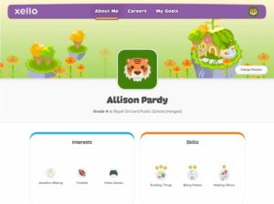 Xello elementary screen shot