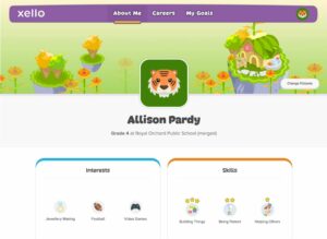 Xello grades 3 to 5 experience