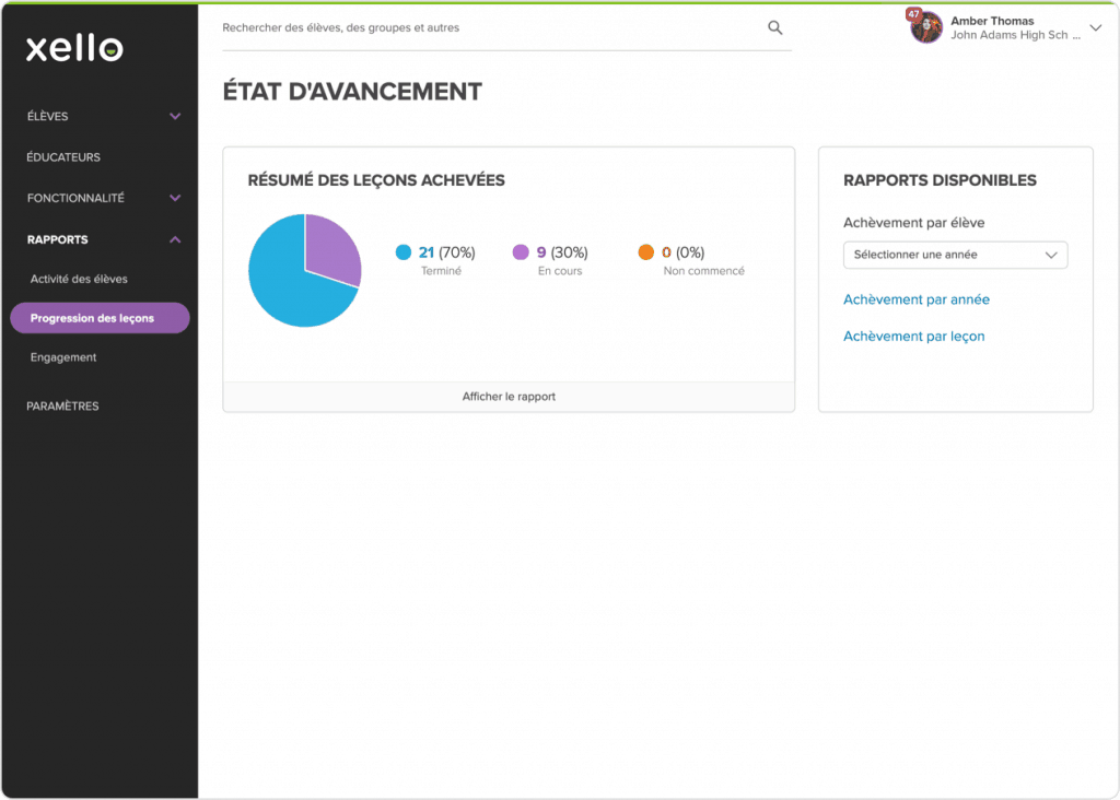 FR_EDU_Lesson Progress