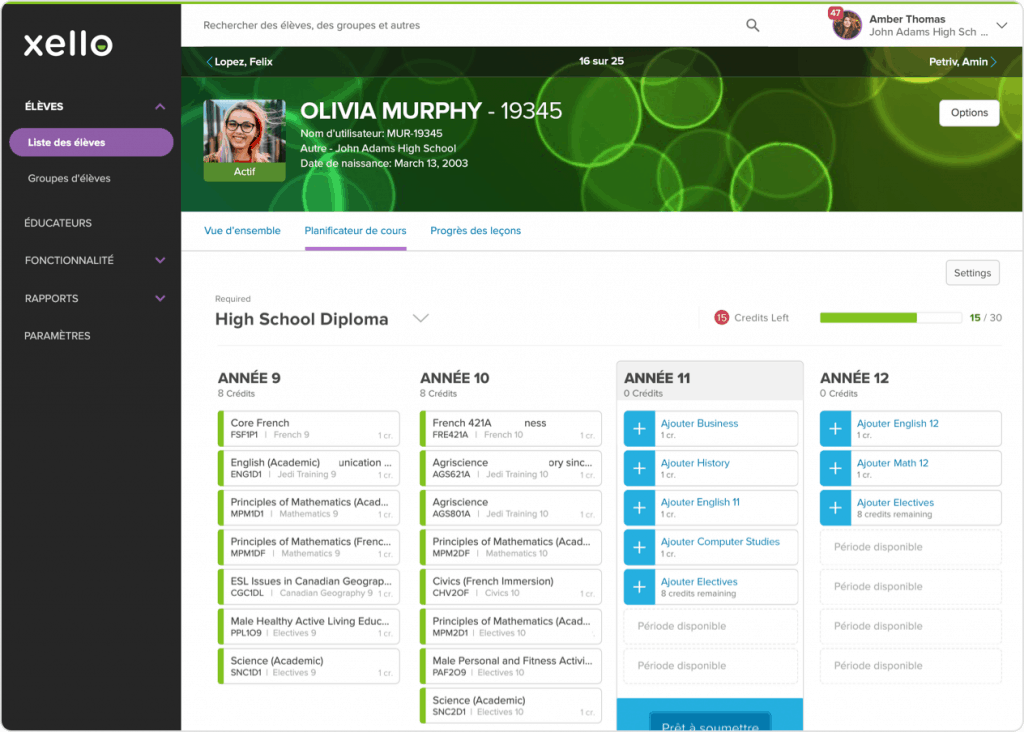 FR_EDU_Student Profile