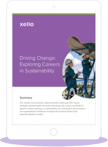 Sustainability Careers ebook cover page