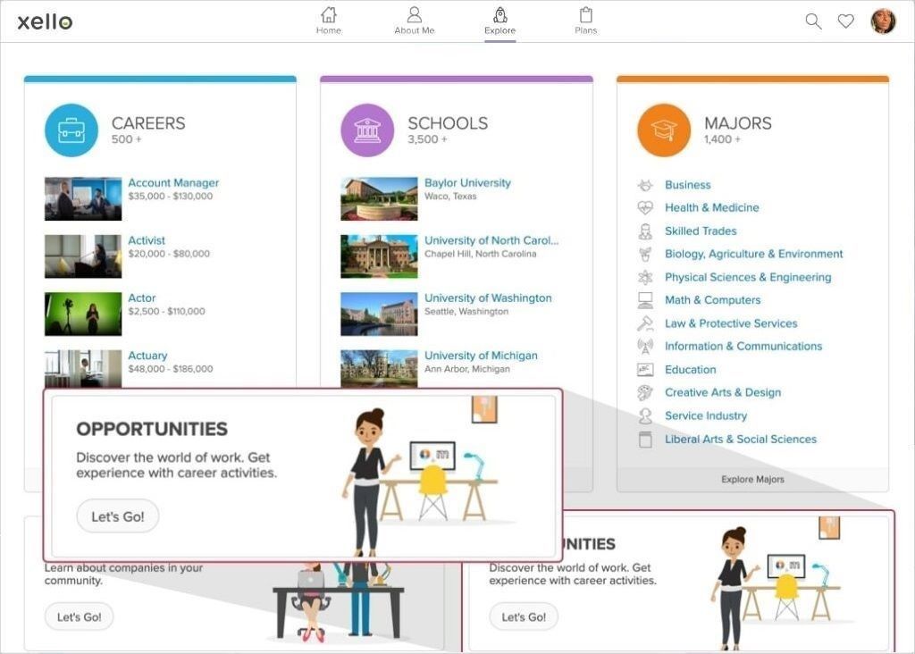 Work-Based Leaning Opportunities in Xello